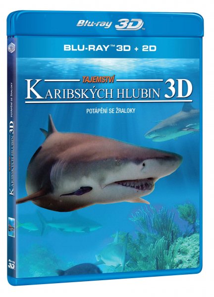 detail Tajemství Karibských hlubin 3D: Potápění se žraloky - Blu-ray 3D + 2D