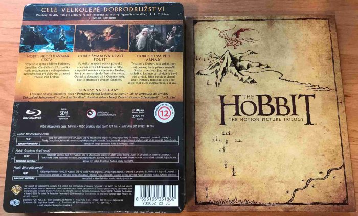 detail Hobit 1-3 kolekce (6 BD) - Blu-ray Steelbook