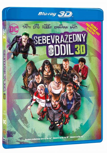 detail Sebevražedný oddíl - Blu-ray 3D + 2D + 2D prodloužená verze 3BD