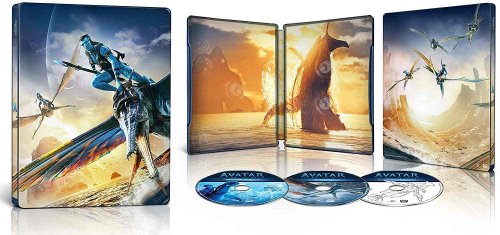 Avatar: The Way of Water - 4K + BD + BD bonus - Steelbook Limit. edice (bez CZ)