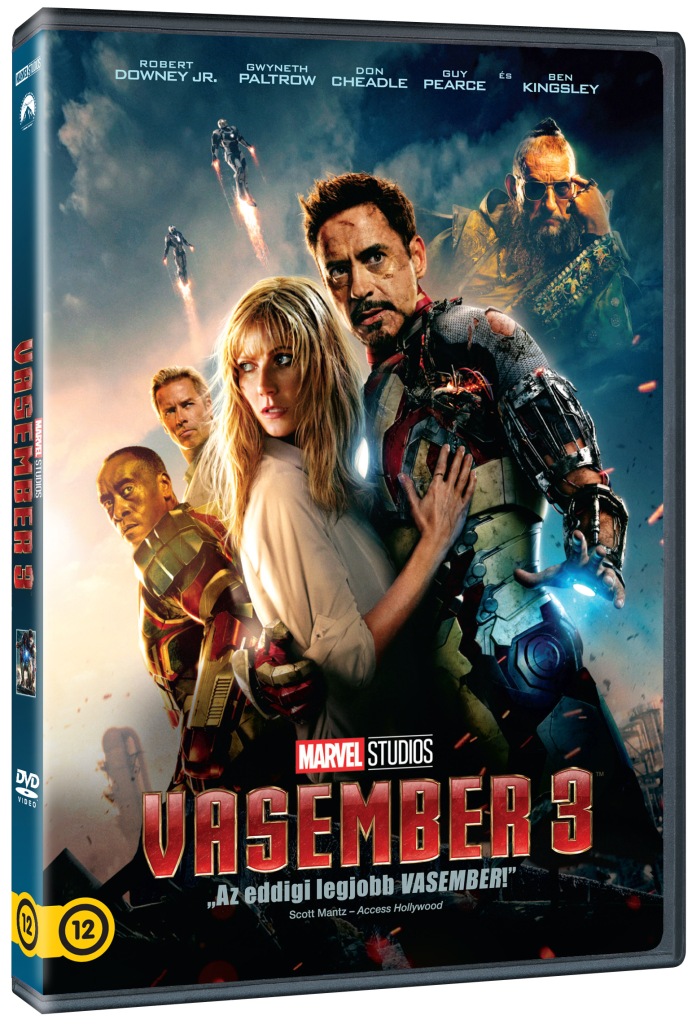 Iron Man 3 - DVD (maďarský obal)
