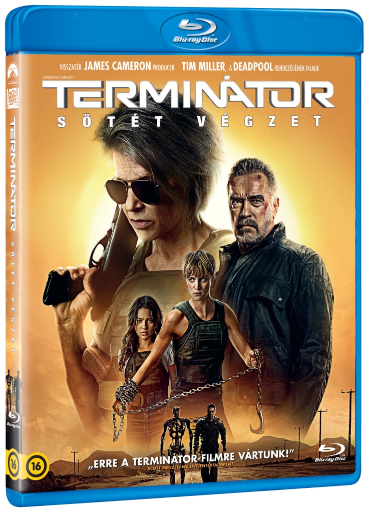 Terminátor: Temný osud - Blu-ray (maďarský obal)