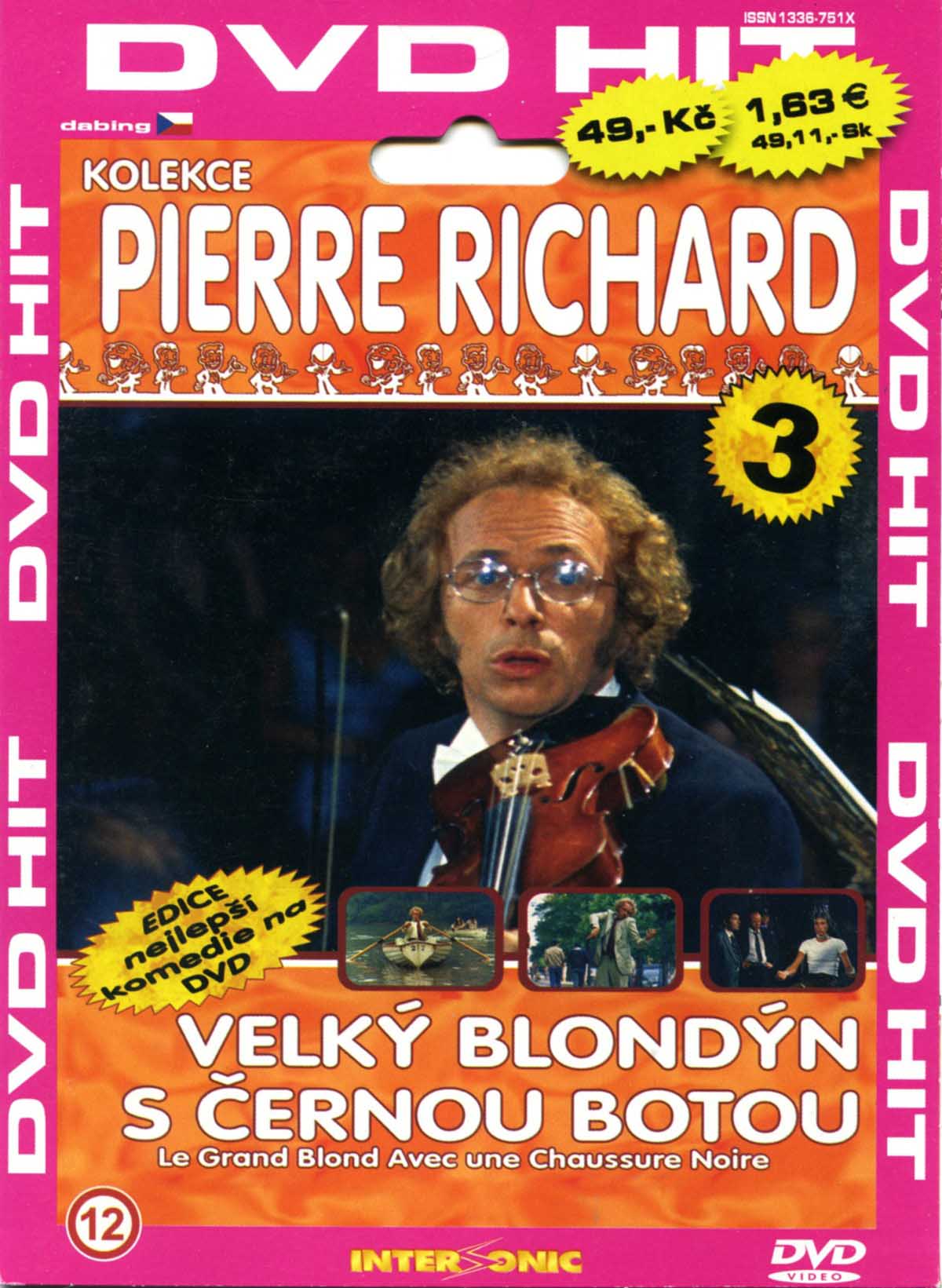 Velký blondýn s černou botou - DVD pošetka