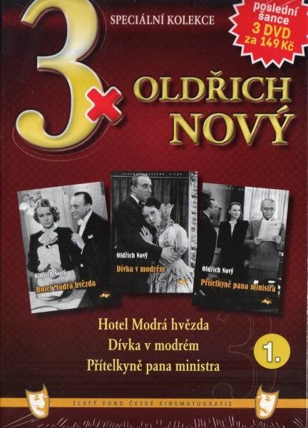 3x Old. Nový 1: Hot. Modrá hvězda + Dívka v modrém + Přít. p. min. DVD pošetka