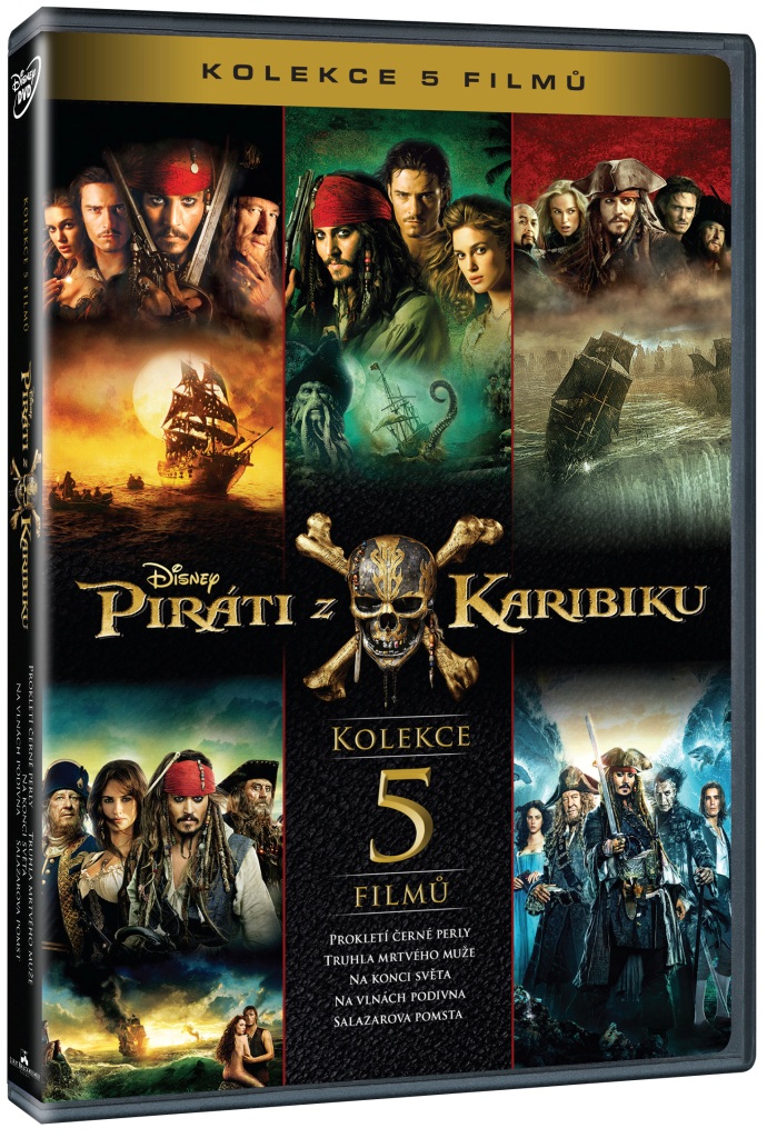 Piráti z Karibiku 1-5 kolekce - 5DVD