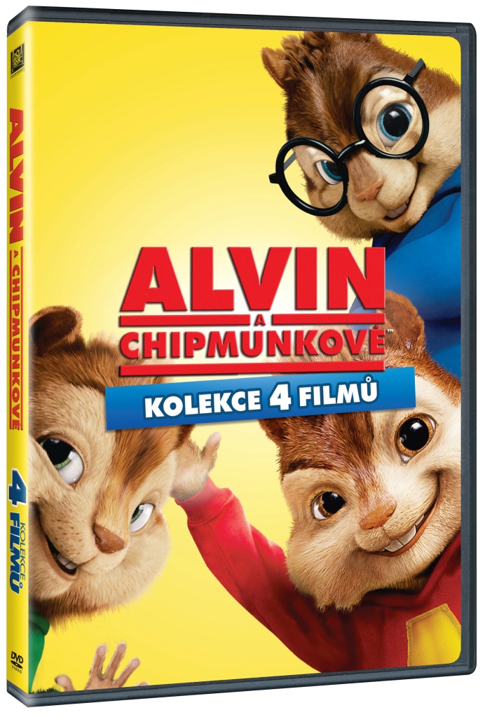 Alvin a Chipmunkové 1-4 kolekce - 4DVD