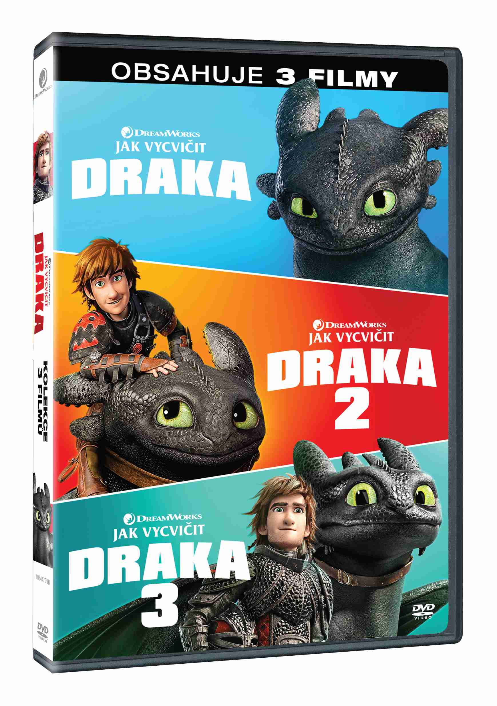 Jak vycvičit draka kolekce 1 - 3 - (3DVD)