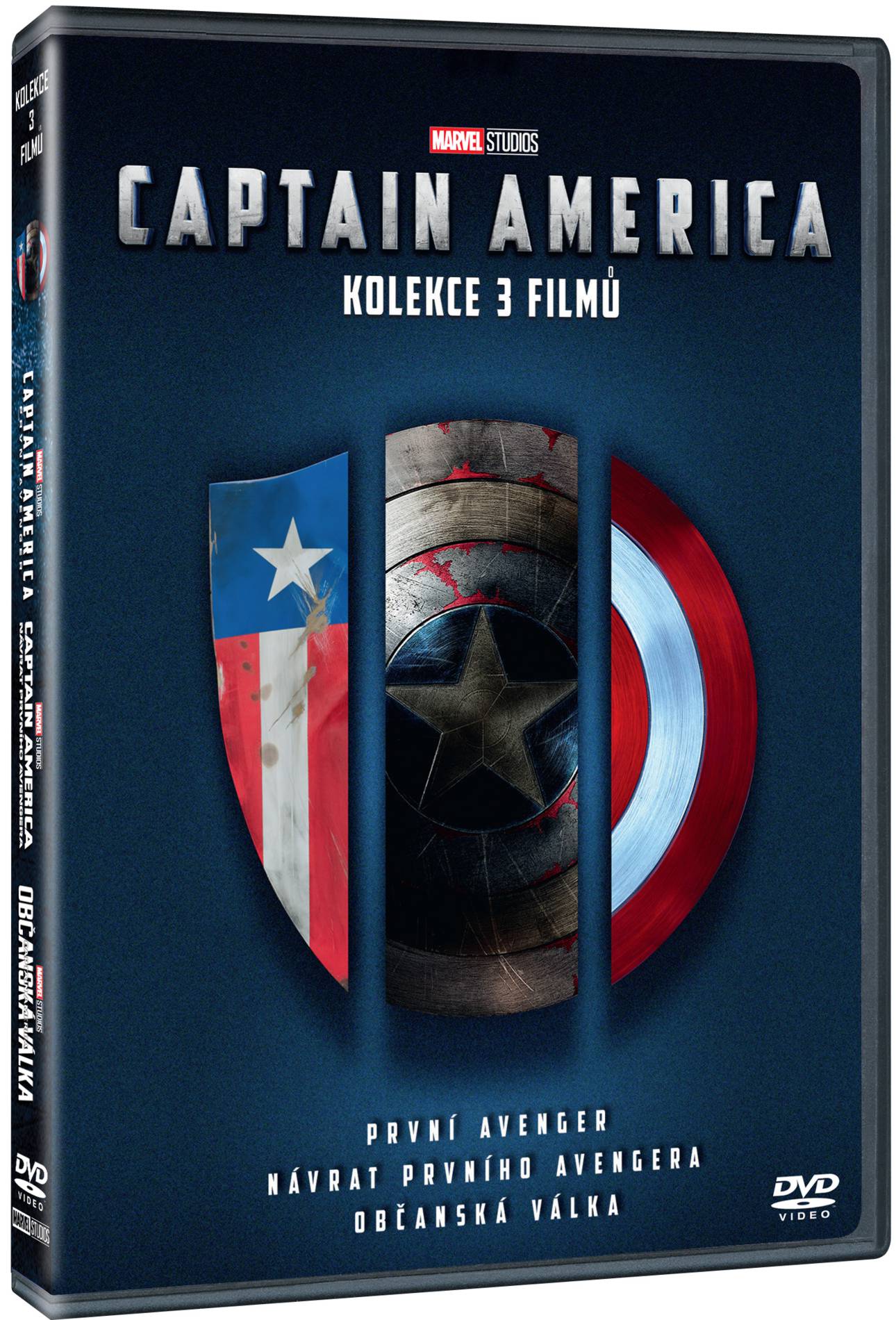 Captain America 1-3 kolekce - 3DVD