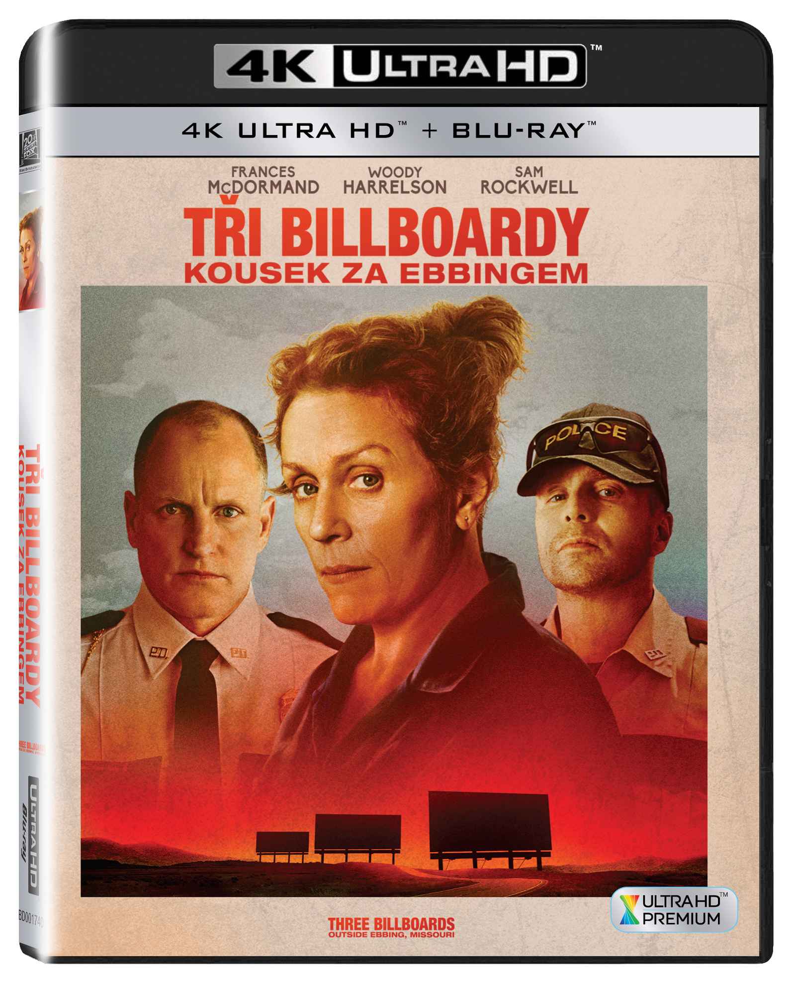 Tři billboardy kousek za Ebbingem - 4K Ultra HD Blu-ray + Blu-ray (2BD)