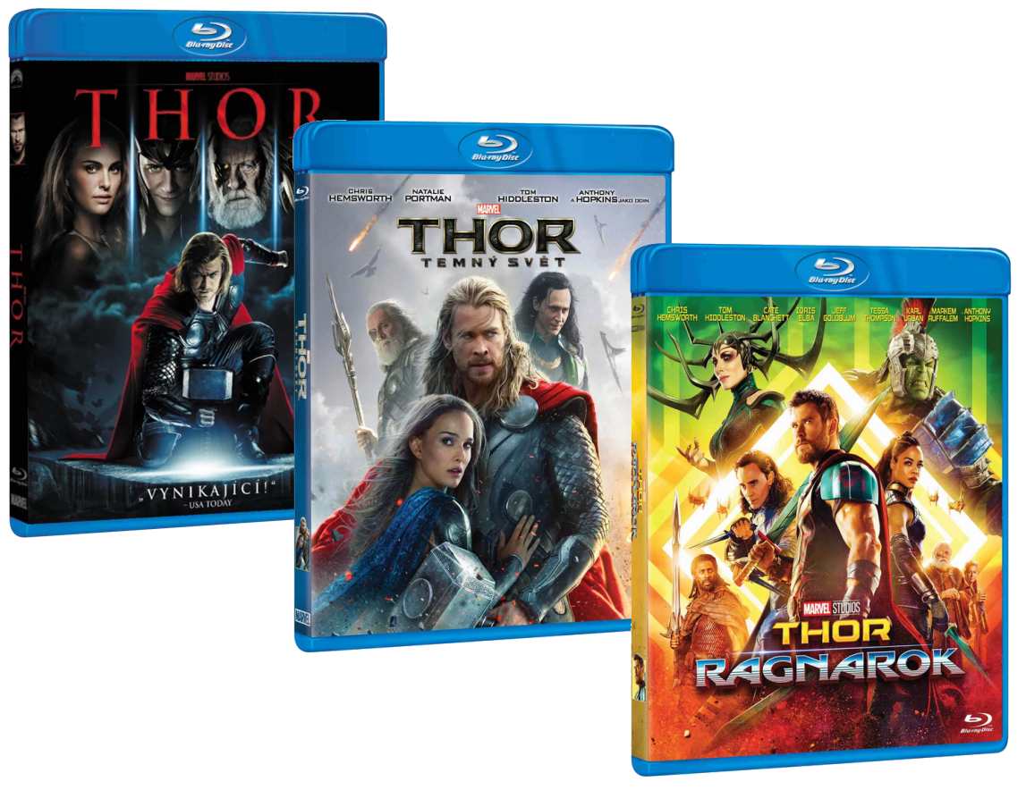 Thor 1-3 kolekce - Blu-ray (3 BD)