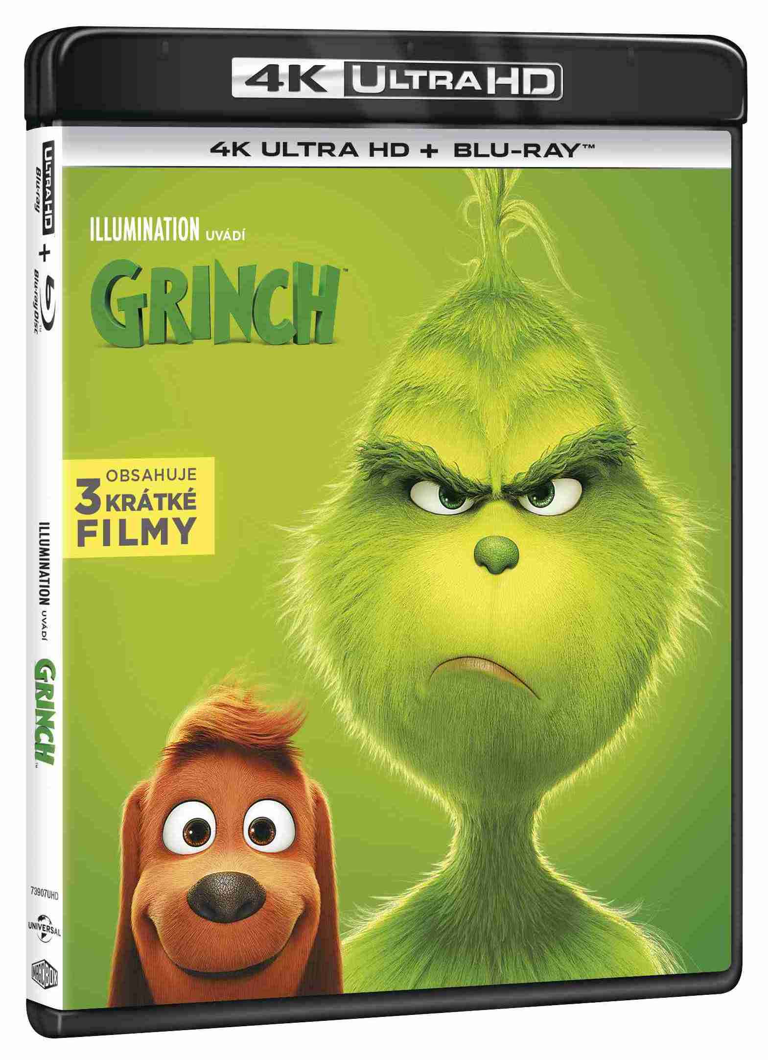 Grinch 2018 (animovaný) - 4K Ultra HD Blu-ray + Blu-ray (2BD)