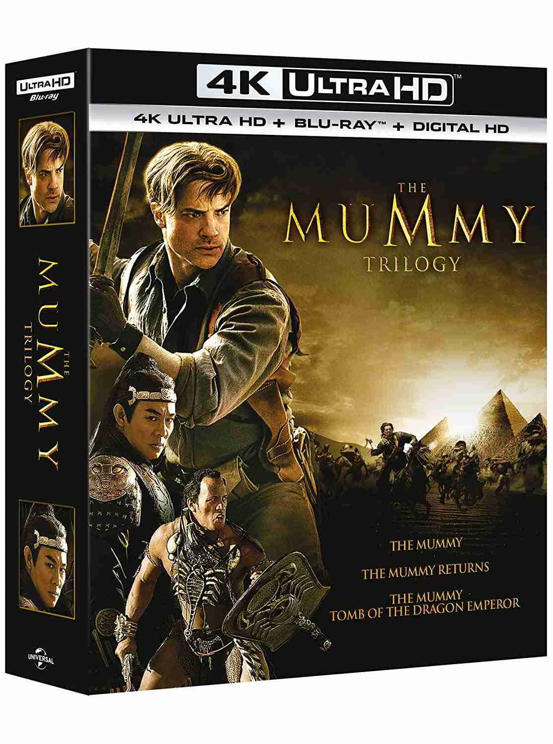 Mumie 1-3 kolekce - 4K Ultra HD Blu-ray dovoz