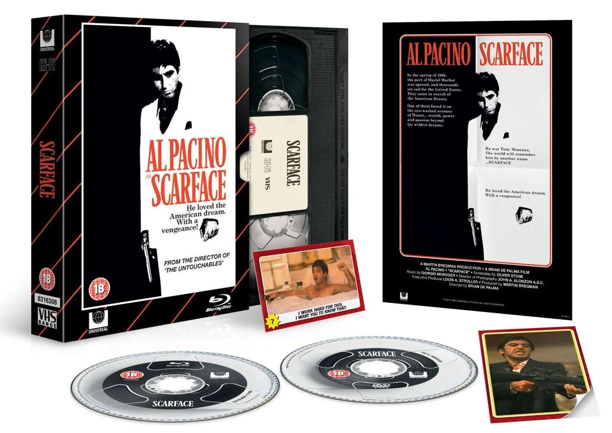Scarface Exclusive Ltd Edition VHS Range - Blu-ray + DVD (bez CZ)