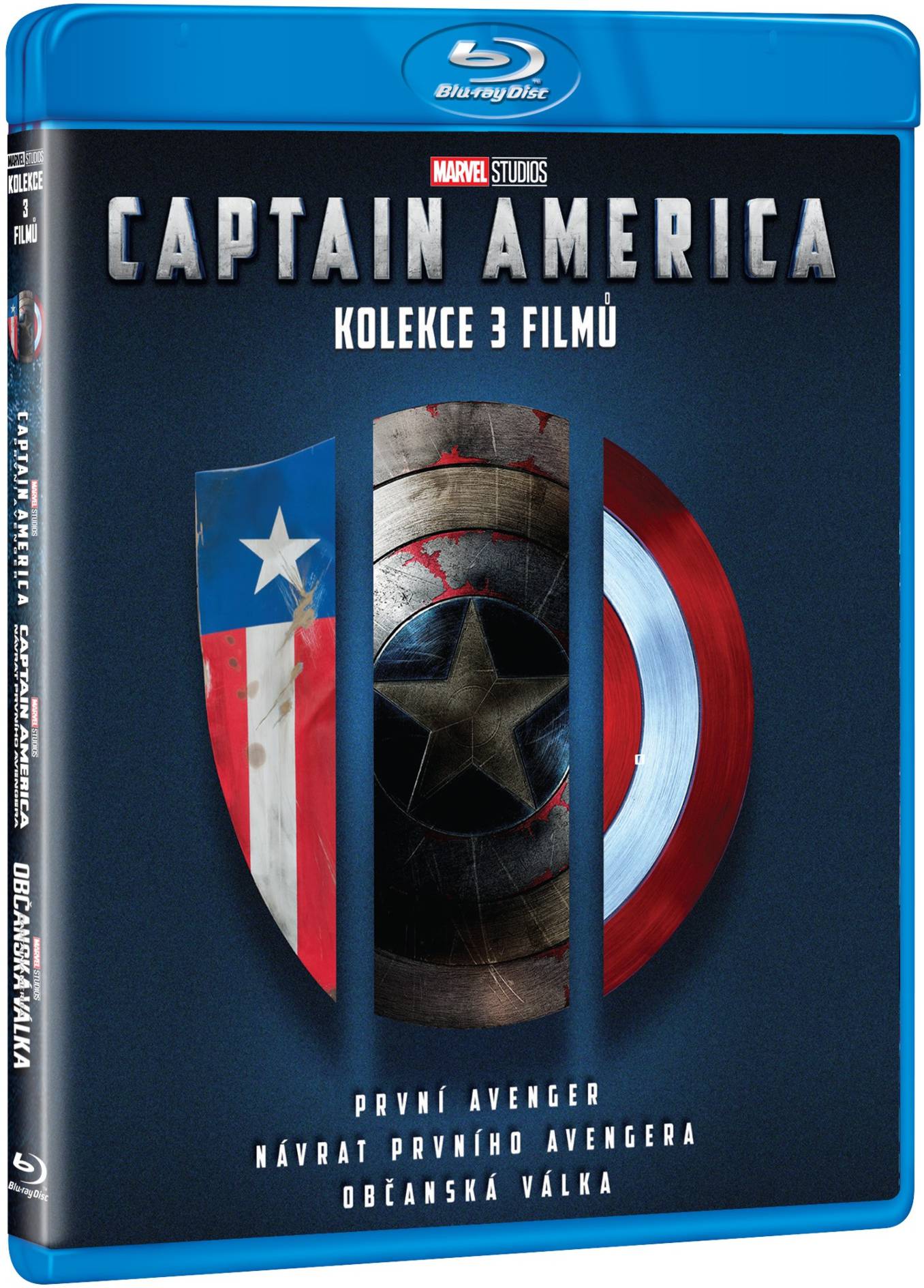 Captain America 1-3 kolekce - Blu-ray 3BD
