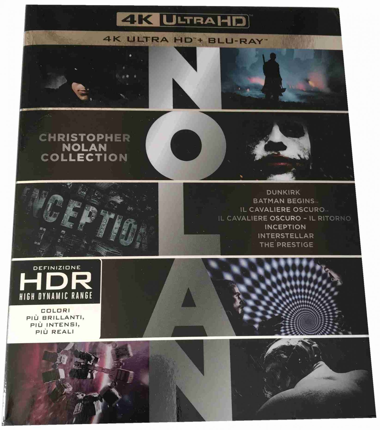 detail Krabička Christopher Nolan kolekce + 7ks UHD krabiček