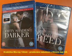 Krabička Blu-ray na 1 disk - modrá (14 mm)