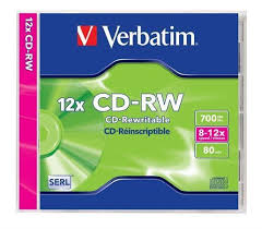 detail Verbatim CD-RW 700MB jewel