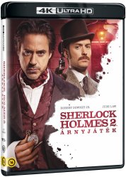 Sherlock Holmes: Hra stínů - 4K Ultra HD Blu-ray (maďarský obal)
