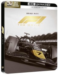 F1 - 4K Ultra HD Blu-ray + Blu-ray Steelbook (Motiv 3: Černobílá formule) bez CZ