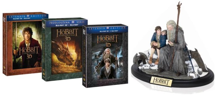 detail Hobit trilogie kolekce (Prodloužené verze) - Blu-ray 3D + 2D + soška 15BD
