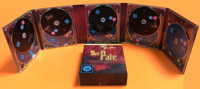 detail Kmotr trilogie - edice k 50. výročí - 4K Ultra HD + Blu-ray (9BD) Digipack
