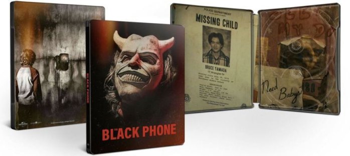detail Černý telefon Limited Collectors Steelbook Edition - 4K UHD + Blu-ray (bez CZ)