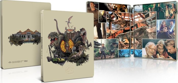 detail Jurský park Trilogie 1-3 - Limited Edition Steelbook 4K UHD Blu-ray (bez CZ)