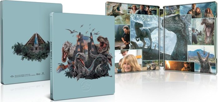 detail Jurský svět Trilogie 4-6 - Limited Edition Steelbook 4K UHD Blu-ray (bez CZ)