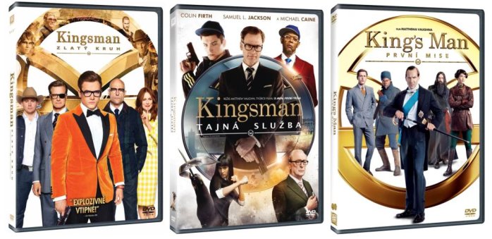 detail Kingsman - kolekce 1-3 - 3DVD