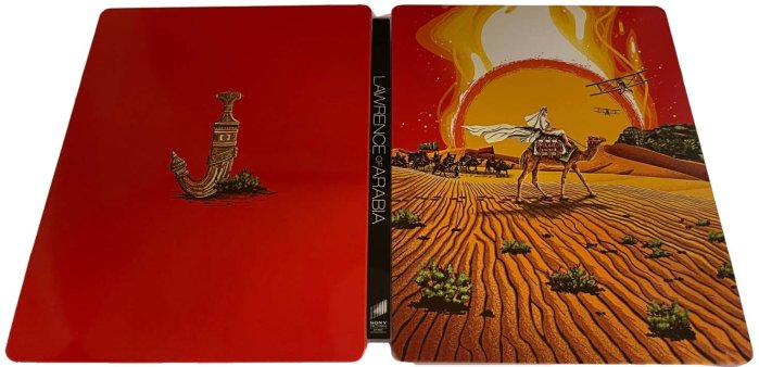 detail Lawrence z Arábie 60th Anniversary - 4K Ultra HD Blu-ray Steelbook