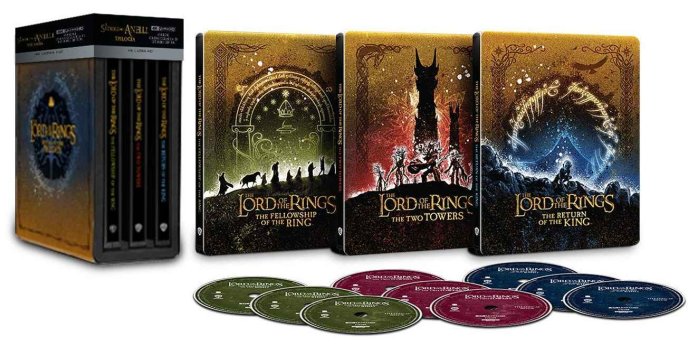 detail Pán Prstenů trilogie (Prodloužené verze) - 4K UHD Blu-ray 6UHD Steelbook