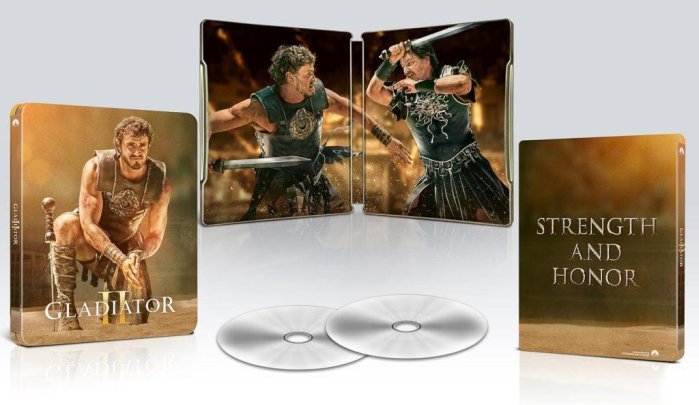 detail Gladiátor II - 4K Ultra HD BD + Blu-ray + BD bonus Steelbook Gold