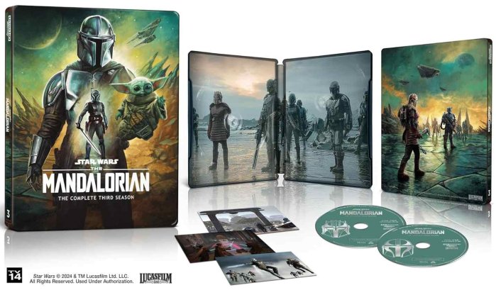 detail Mandalorian 3. série - 4K Ultra HD + Blu-ray Limited Edition Steelbook (bez CZ)