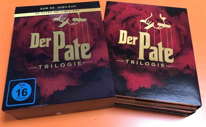 detail Kmotr trilogie - edice k 50. výročí - 4K Ultra HD + Blu-ray (9BD) Digipack