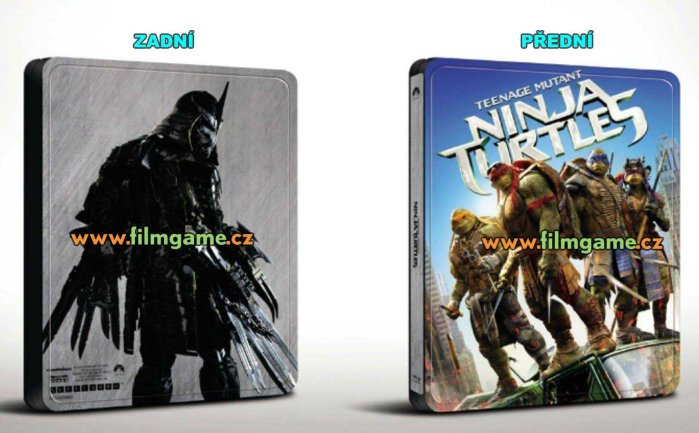 detail Želvy Ninja (2014) - Blu-ray 3D + 2D Steelbook
