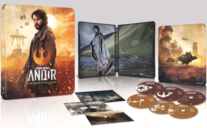 detail Star Wars Andor - 4K Ultra HD Blu-ray + Blu-ray Steelbook (bez CZ)