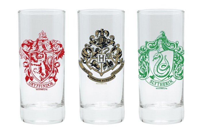 detail Sklenice Harry Potter set 3ks