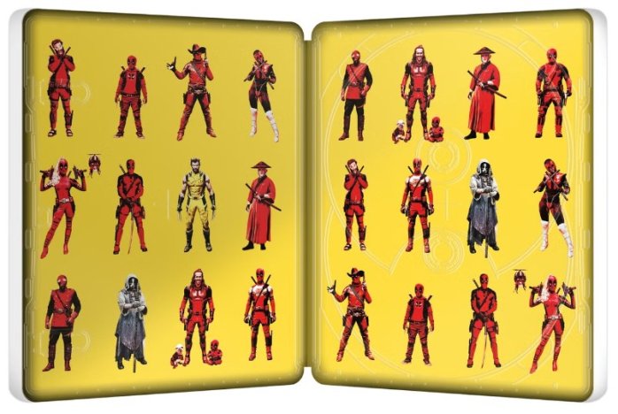 detail Deadpool & Wolverine - 4K UHD + BD Limit. sběratelská edice Steelbook motiv WV