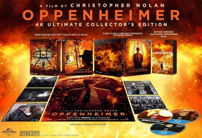 detail Oppenheimer - Ultimate Collectors Edition Steelbook 4K UHD + Blu-ray (bez CZ)