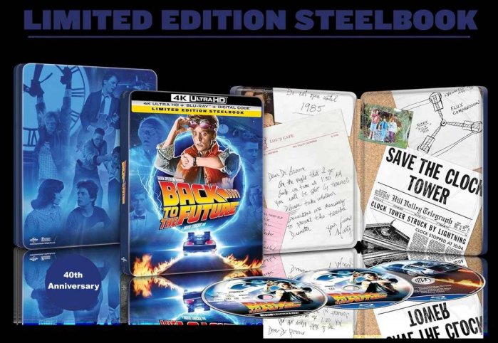 detail Návrat do budoucnosti - 4K UHD Blu-ray Lim. Collectors Edit. Steelbook UK verze