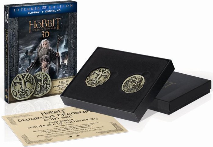 detail Hobit: Bitva pěti armád (Prodloužená verze) + mince - Blu-ray 3D + 2D