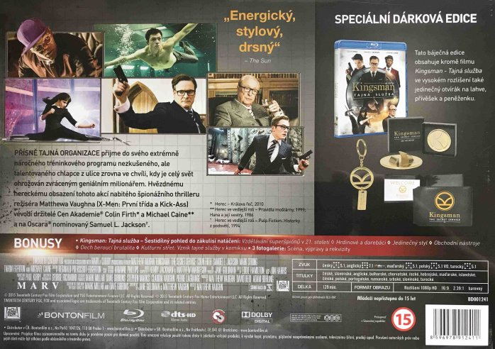 detail Kingsman: Tajná služba (Limitovaná dárková edice) - Blu-ray