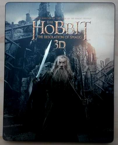 detail Hobit: Šmakova dračí poušť - Blu-ray 3D + 2D (4 BD) Steelbook