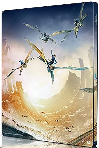 detail Avatar: The Way of Water - Blu-ray + BD bonus disk Steelbook Limitovaná edice