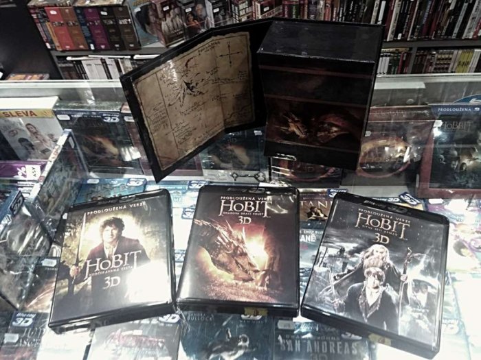 detail Hobit 1-3 kolekce (prodloužená verze, 15 BD) - Blu-ray 3D + 2D