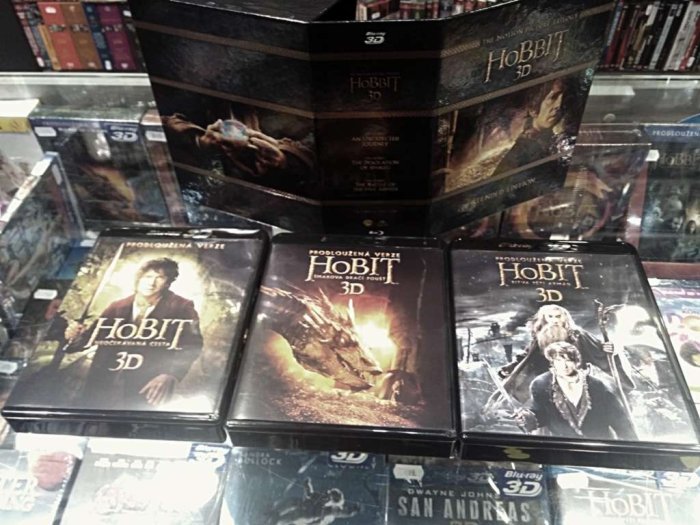 detail Hobit 1-3 kolekce (prodloužená verze, 15 BD) - Blu-ray 3D + 2D