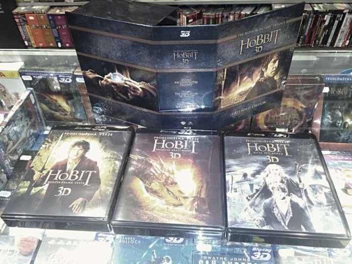 detail Hobit 1-3 kolekce (prodloužená verze, 15 BD) - Blu-ray 3D + 2D