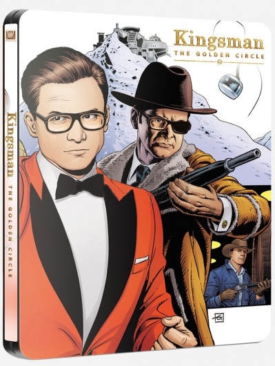 detail Kingsman: Zlatý kruh - Blu-ray Steelbook