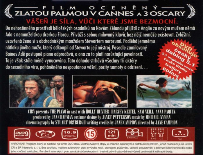 detail Piano - DVD pošetka