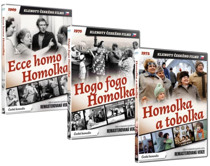 detail Homolkovi (Ecce Homo Homolka, Hogo fogo Homolka, Homolka a tobolka) - 3DVD